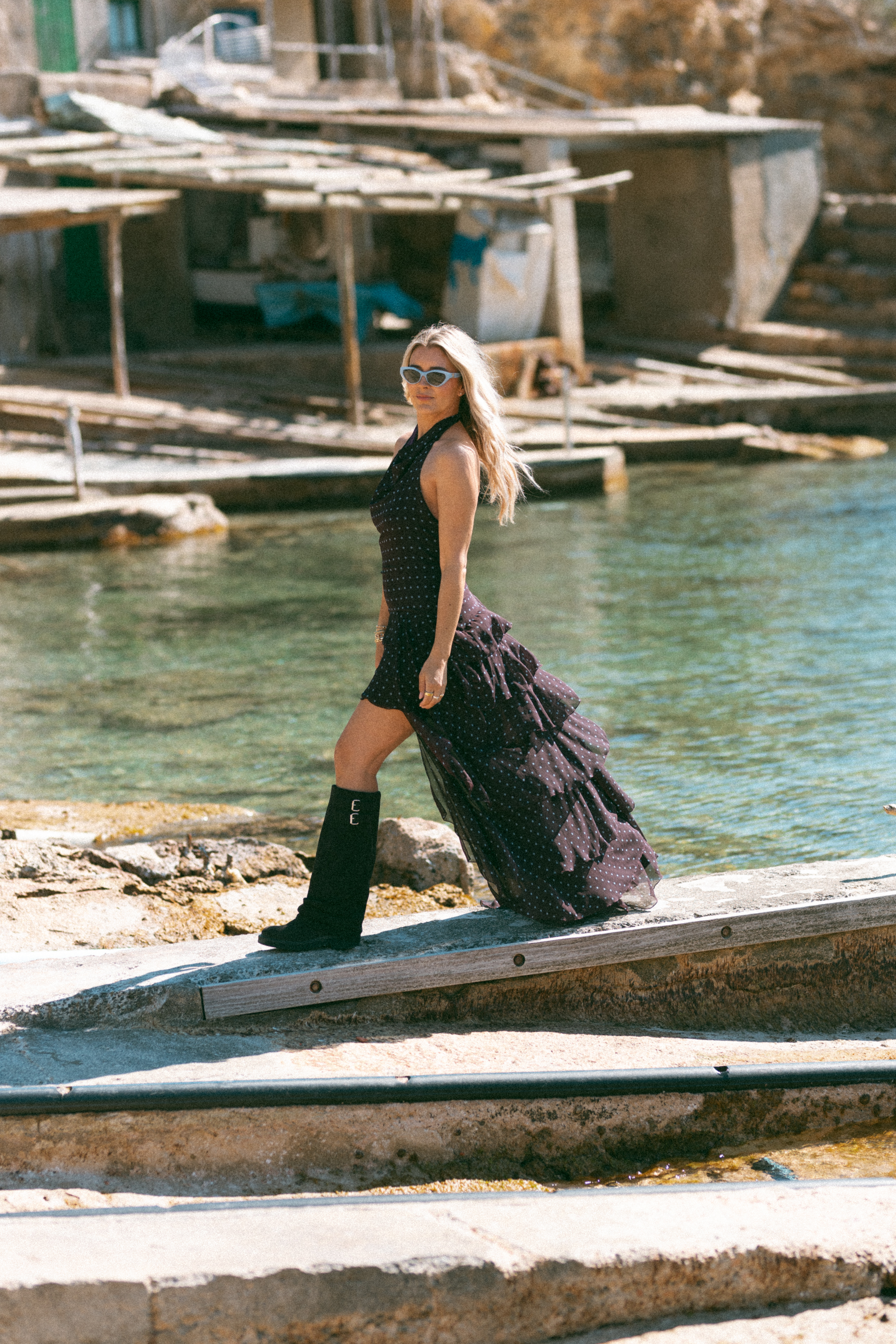 Bolina Island Jurk Senorita Bruin