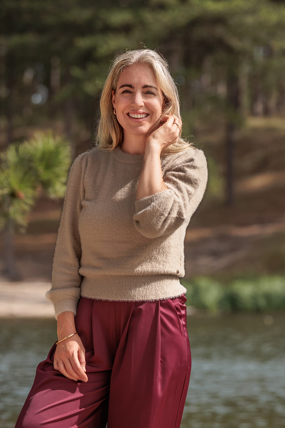 Vive La Femme Trui Evi Beige