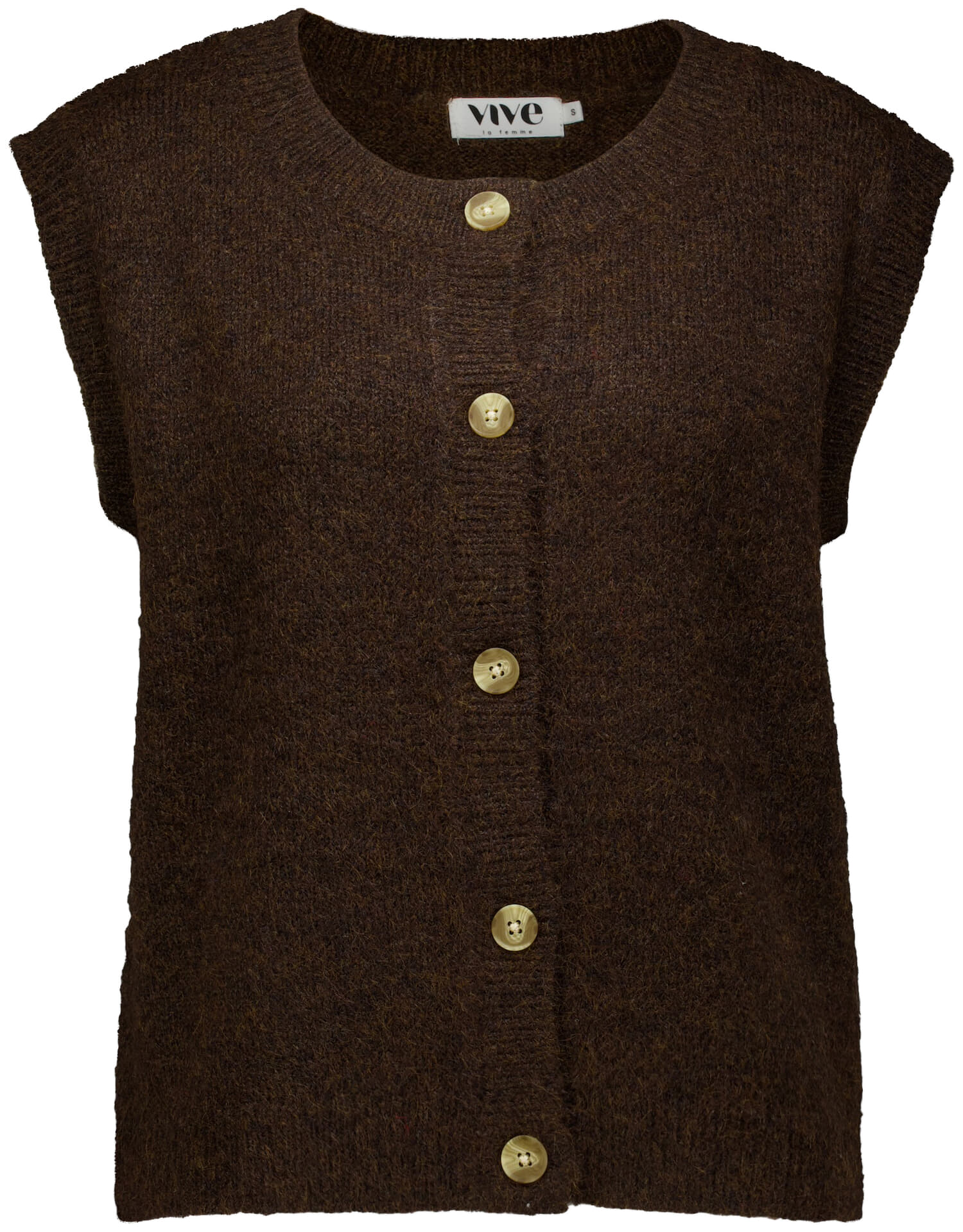 Gilet Elvira Bruin