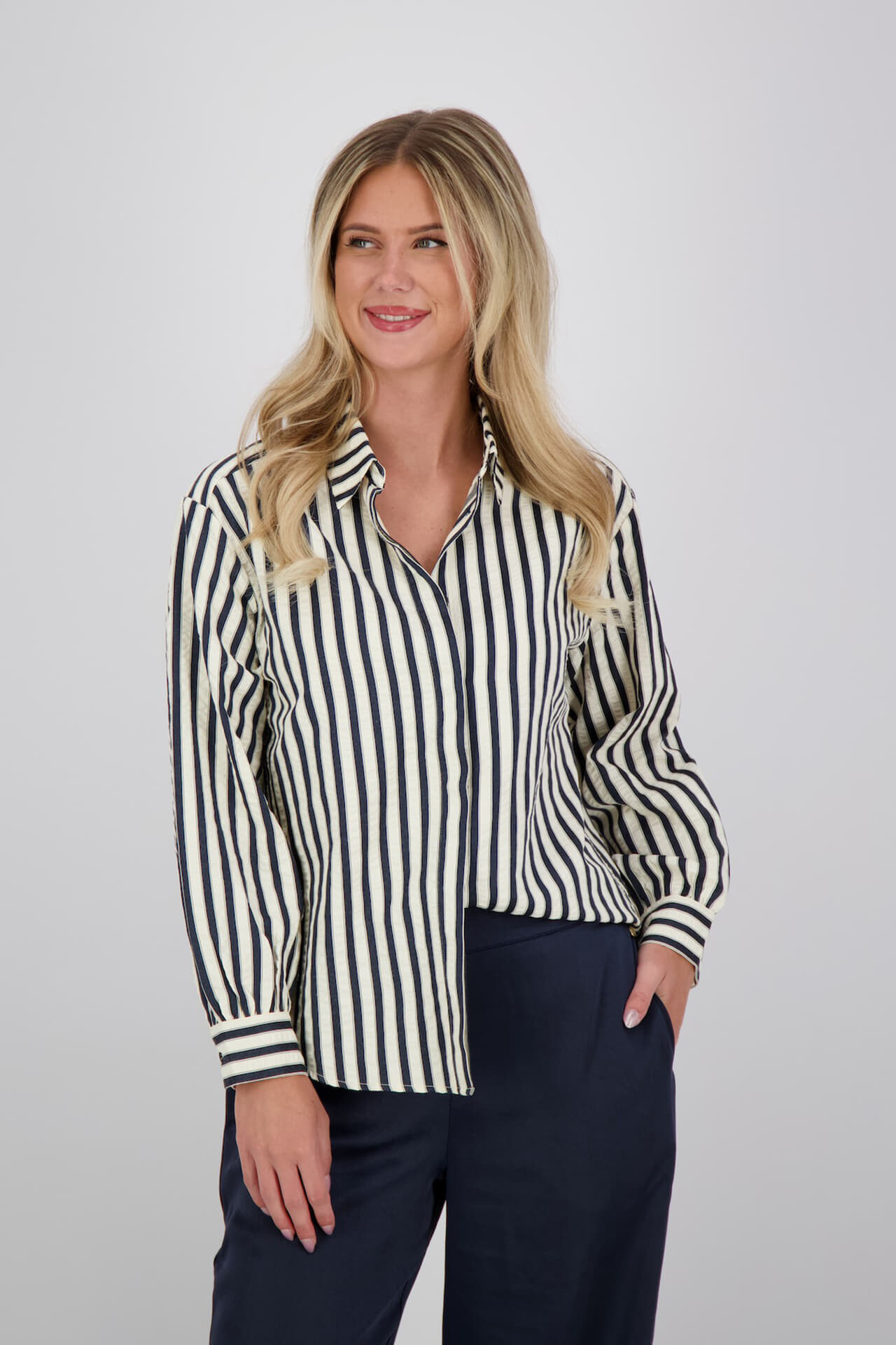 Vive La Femme Blouse Esther Blauw
