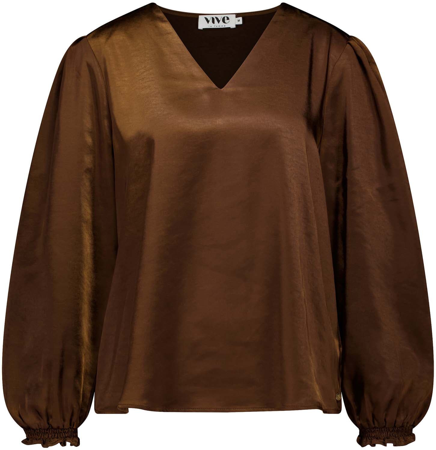 Vive La Femme Blouse Emely Bruin