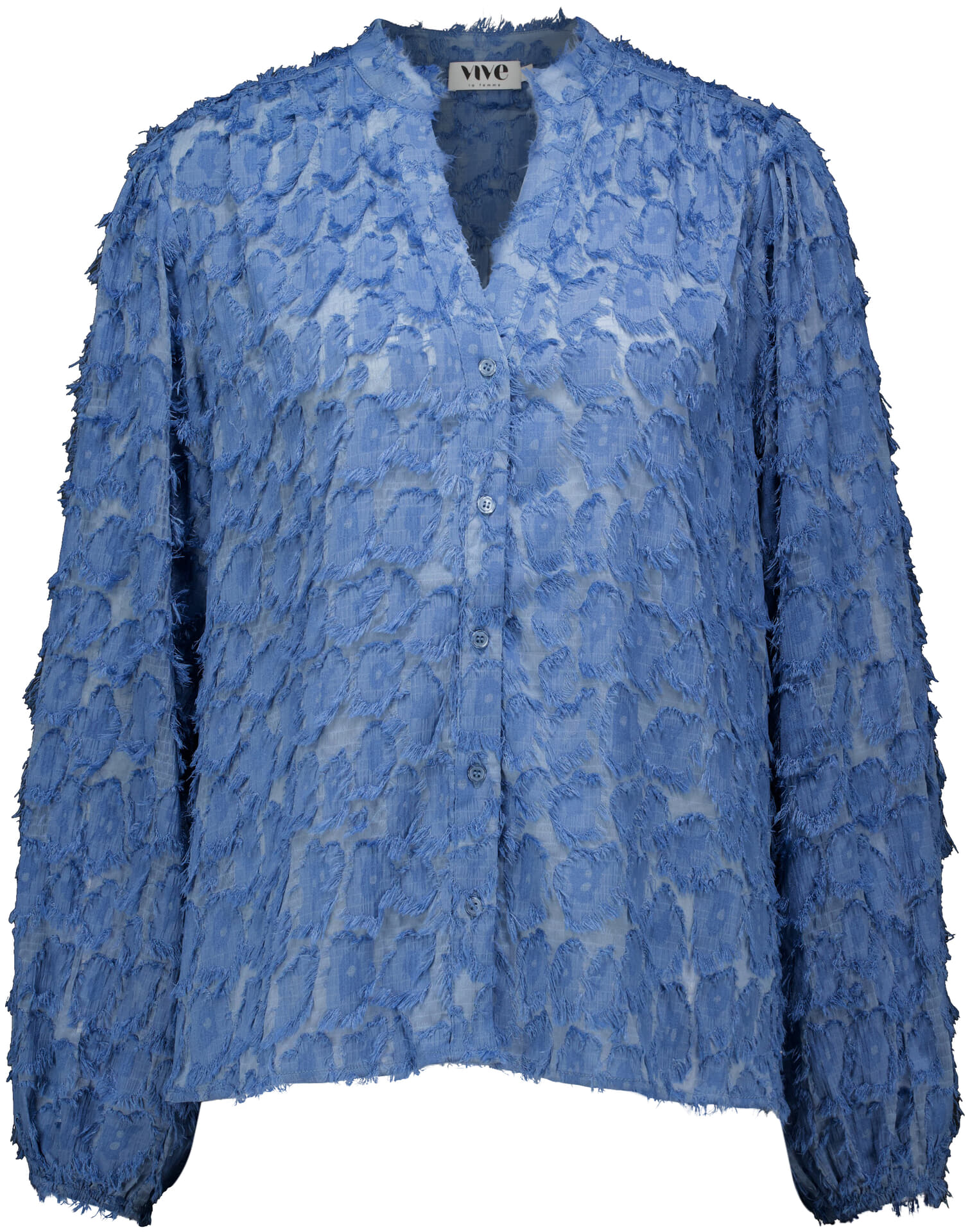 Vive La Femme Blouse Eva Blauw