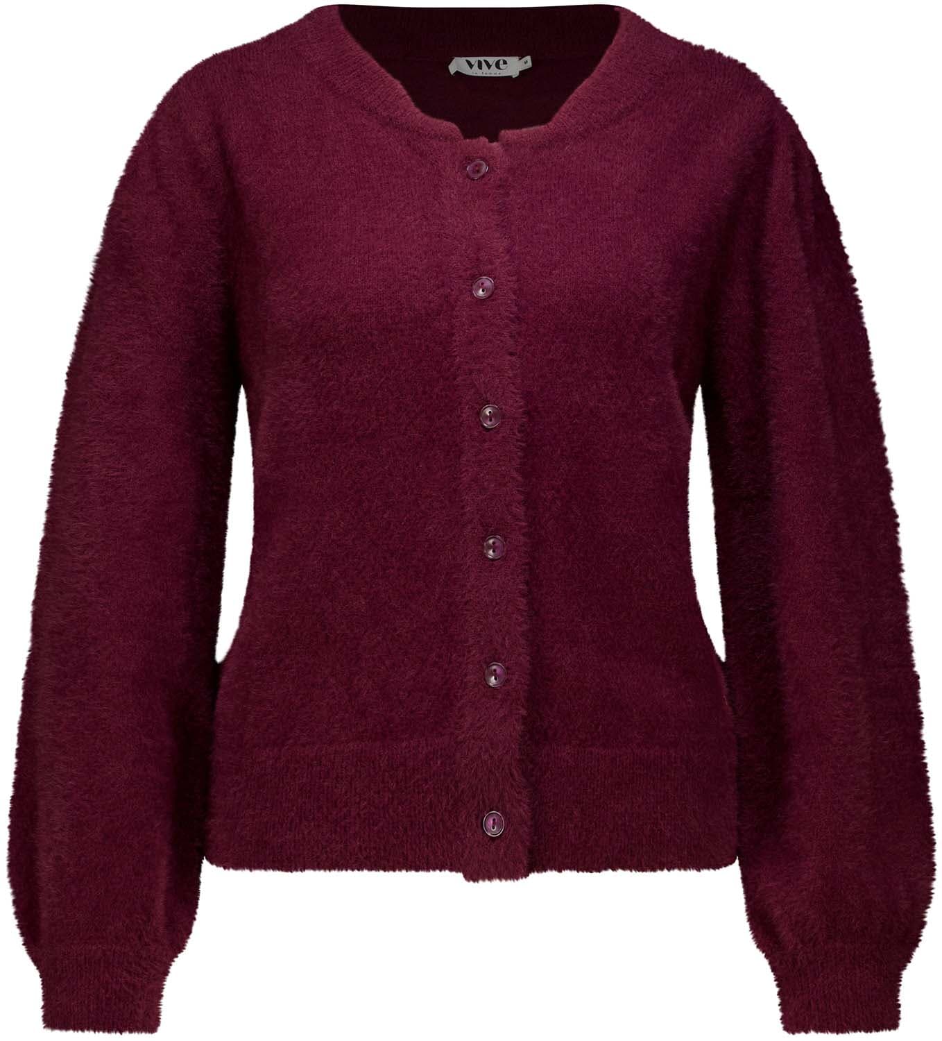 Vive La Femme Vest Emma Bordeaux Rood