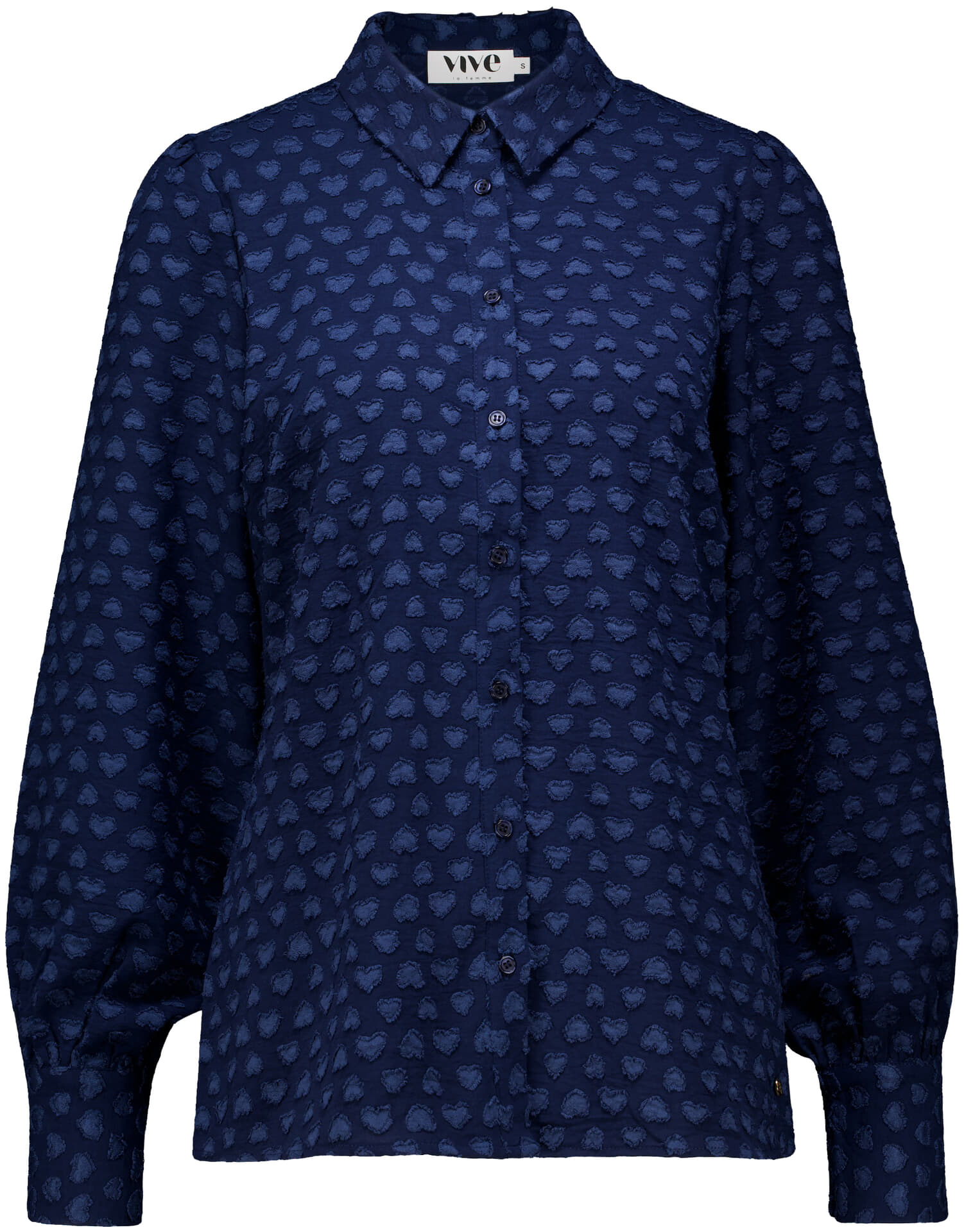 Vive La Femme Blouse Ella Blauw