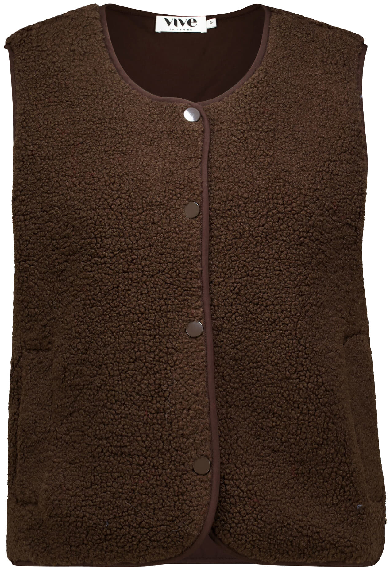 Vive La Femme Gilet Elina Bruin
