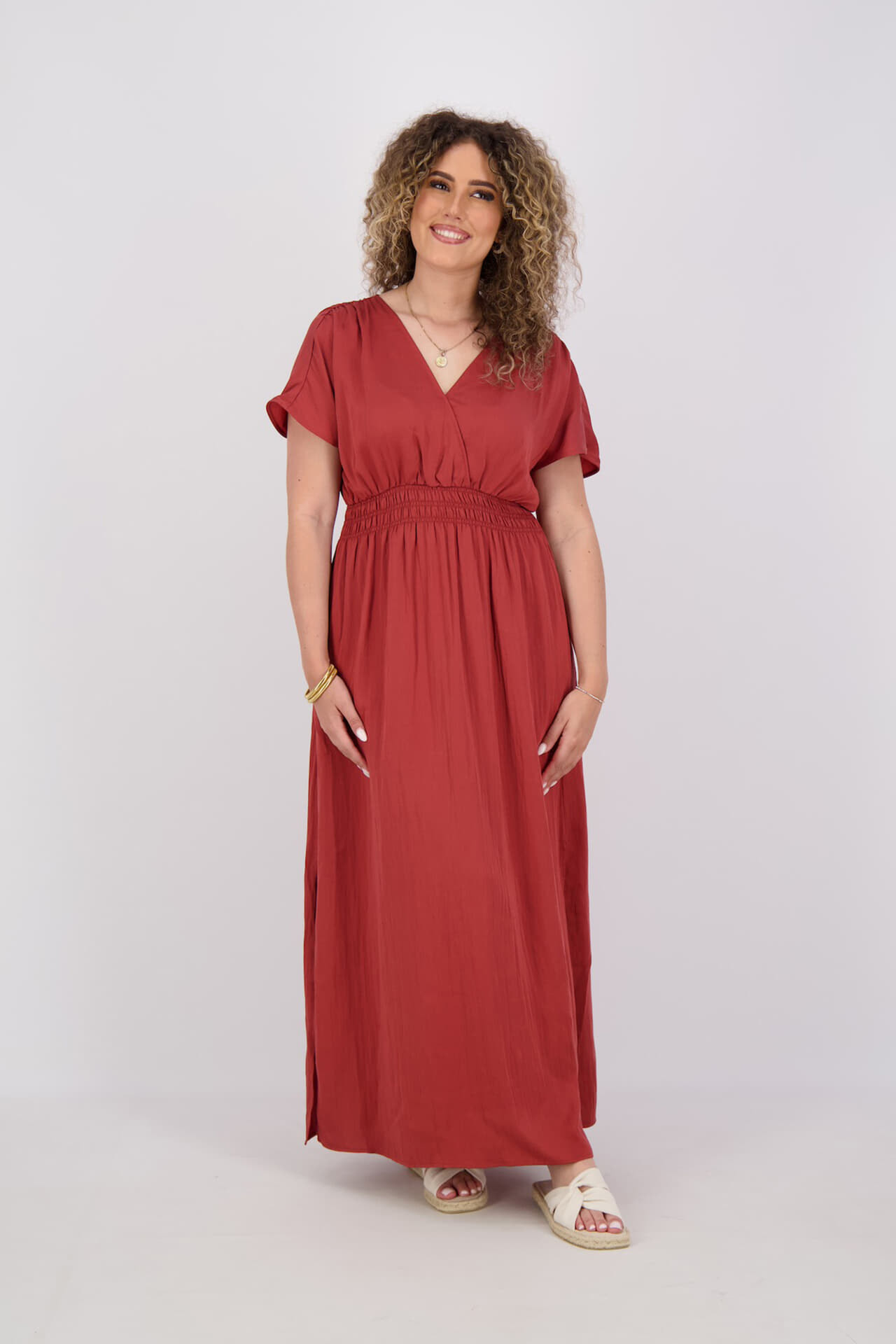 Mos Mosh Jurk Annie Bordeaux Rood