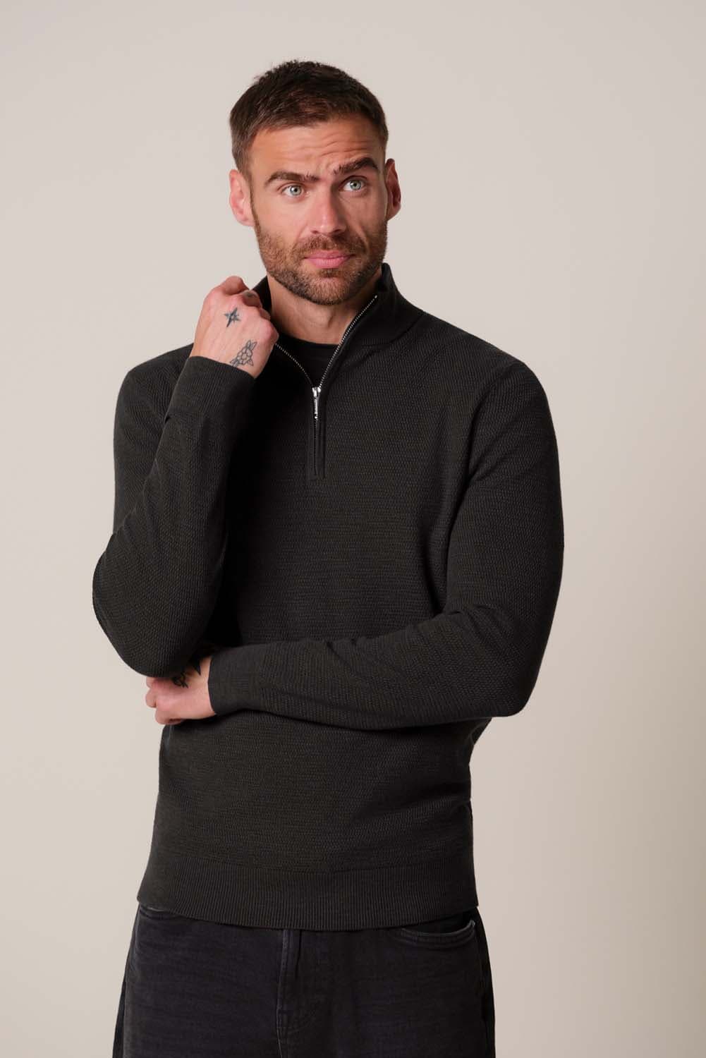 Profuomo Pullover Bruin
