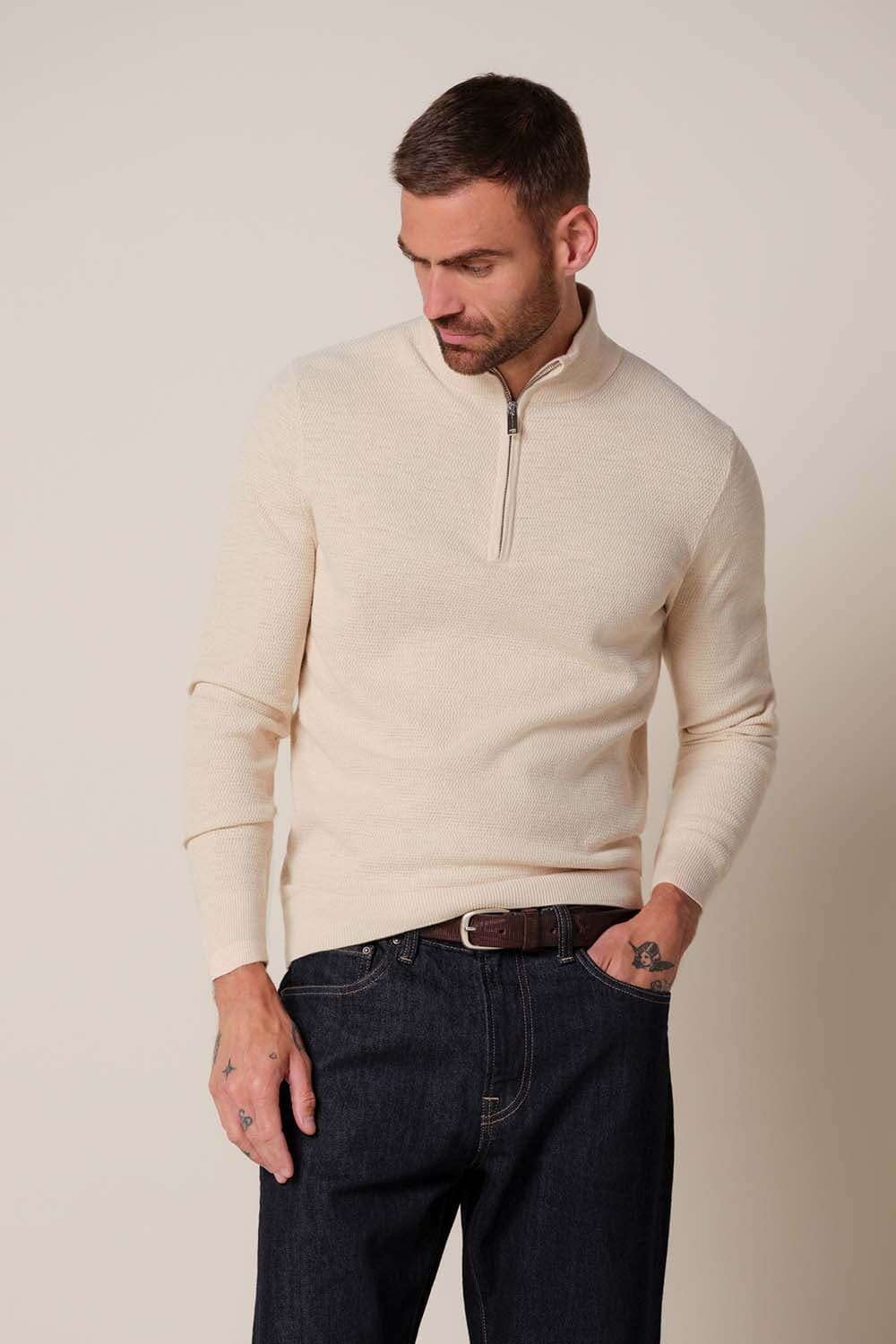 Profuomo Pullover Off White