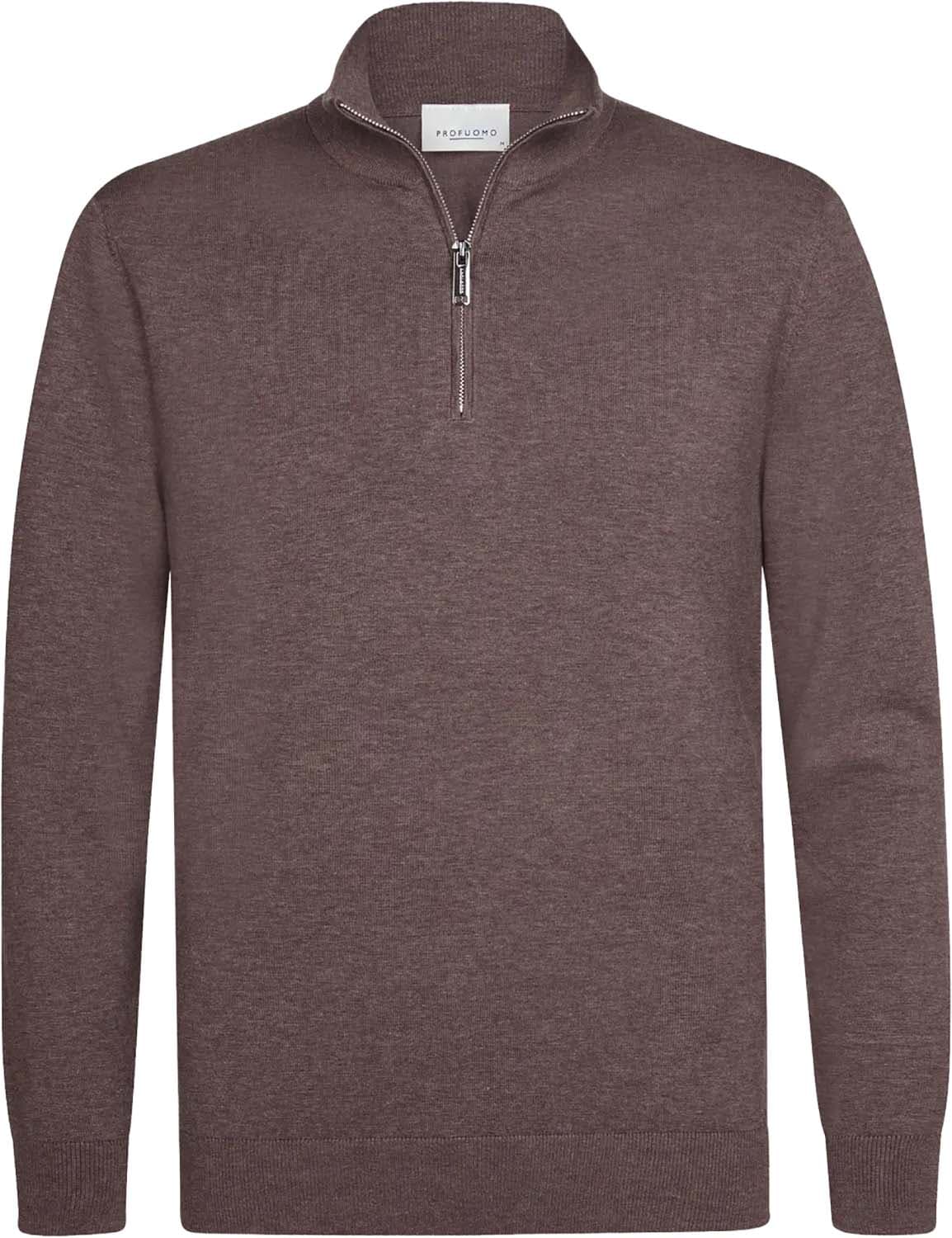 Profuomo Trui Half-zip  Paars