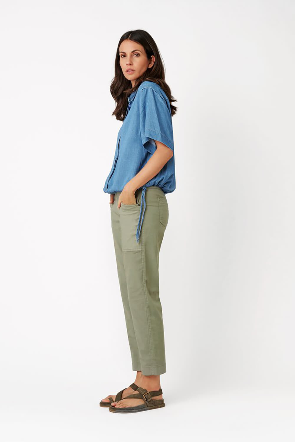 Toni Jogpant Sue 7/8 Kaki