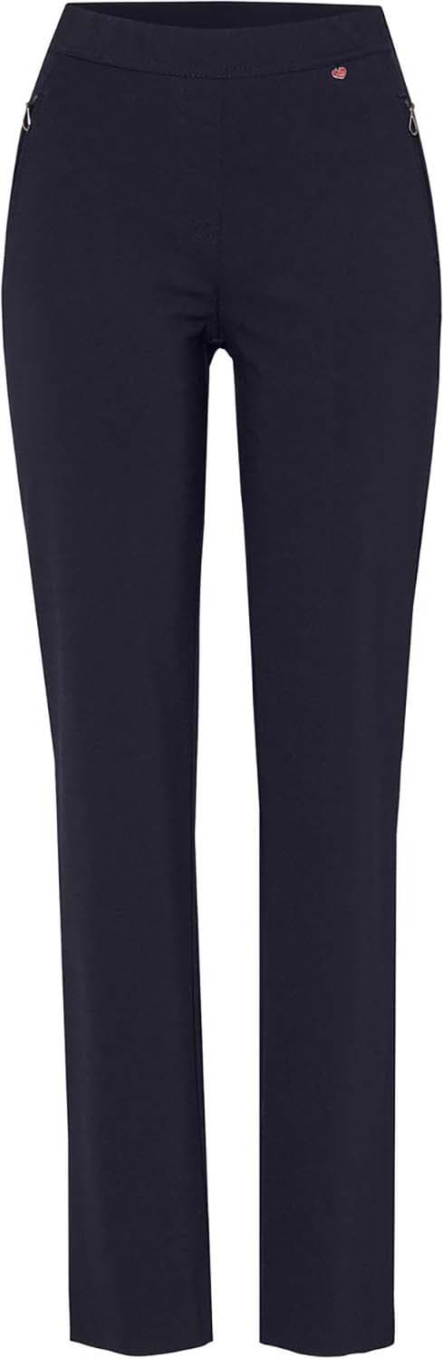 Toni Relaxed Broek Alice Zip Jeans donker