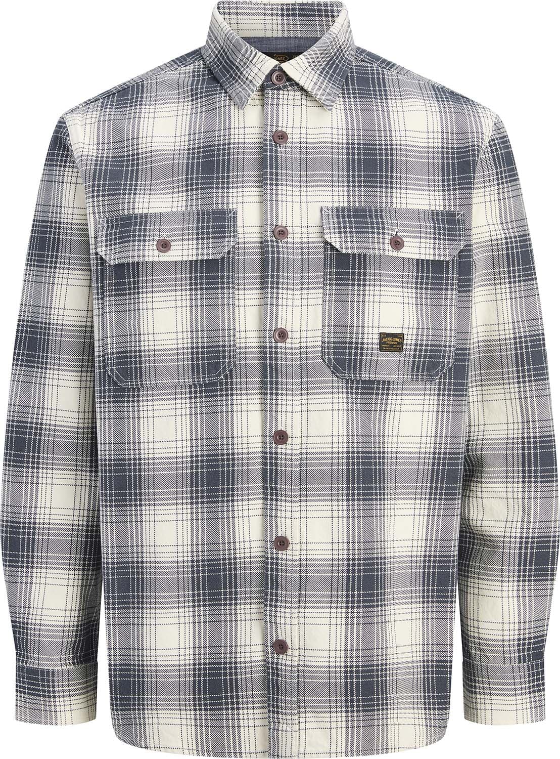 Jack & Jones Overshirt Ivy Check Navy