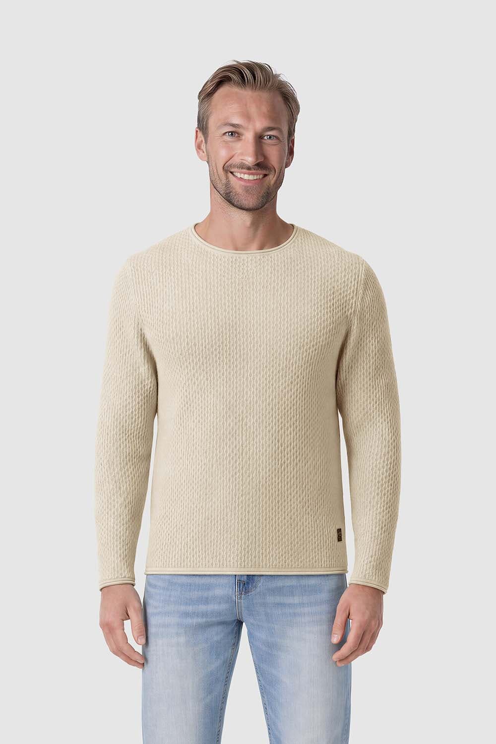 Jack & Jones Gebreide Trui Mason Grijs