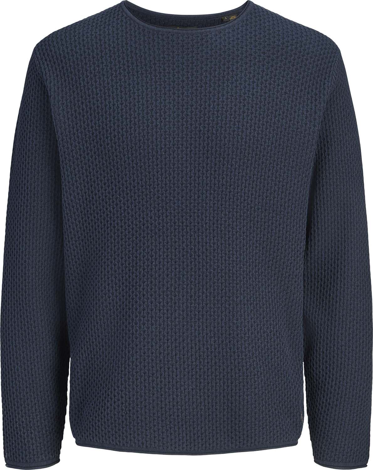 Jack & Jones Gebreide Trui Mason Navy