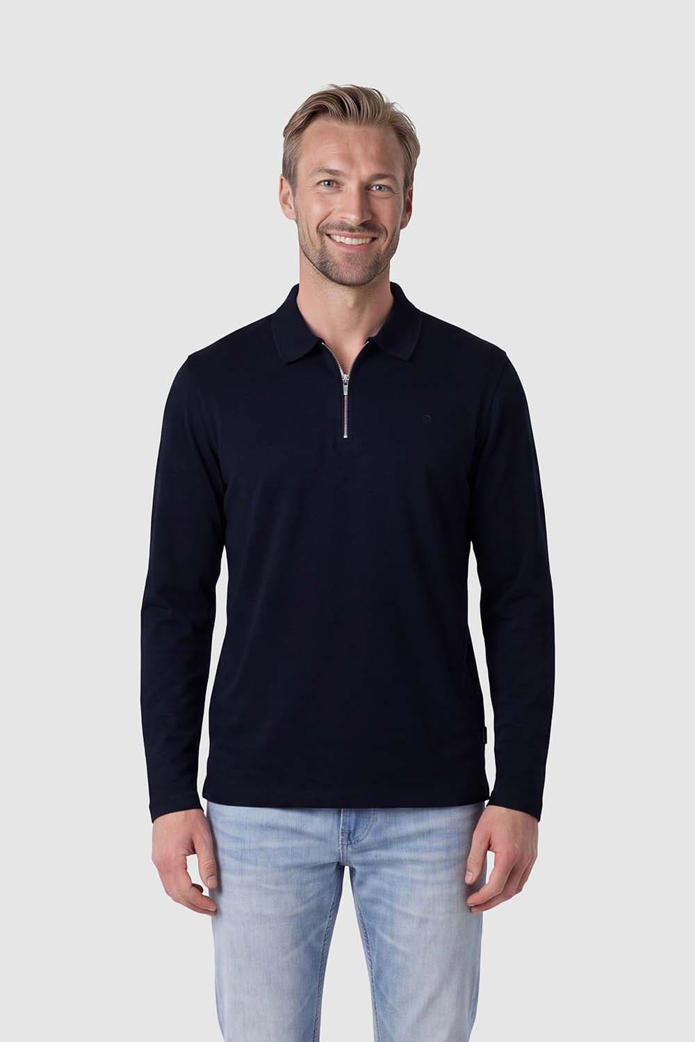 Jack & Jones Zip-Rugby Ethan Navy
