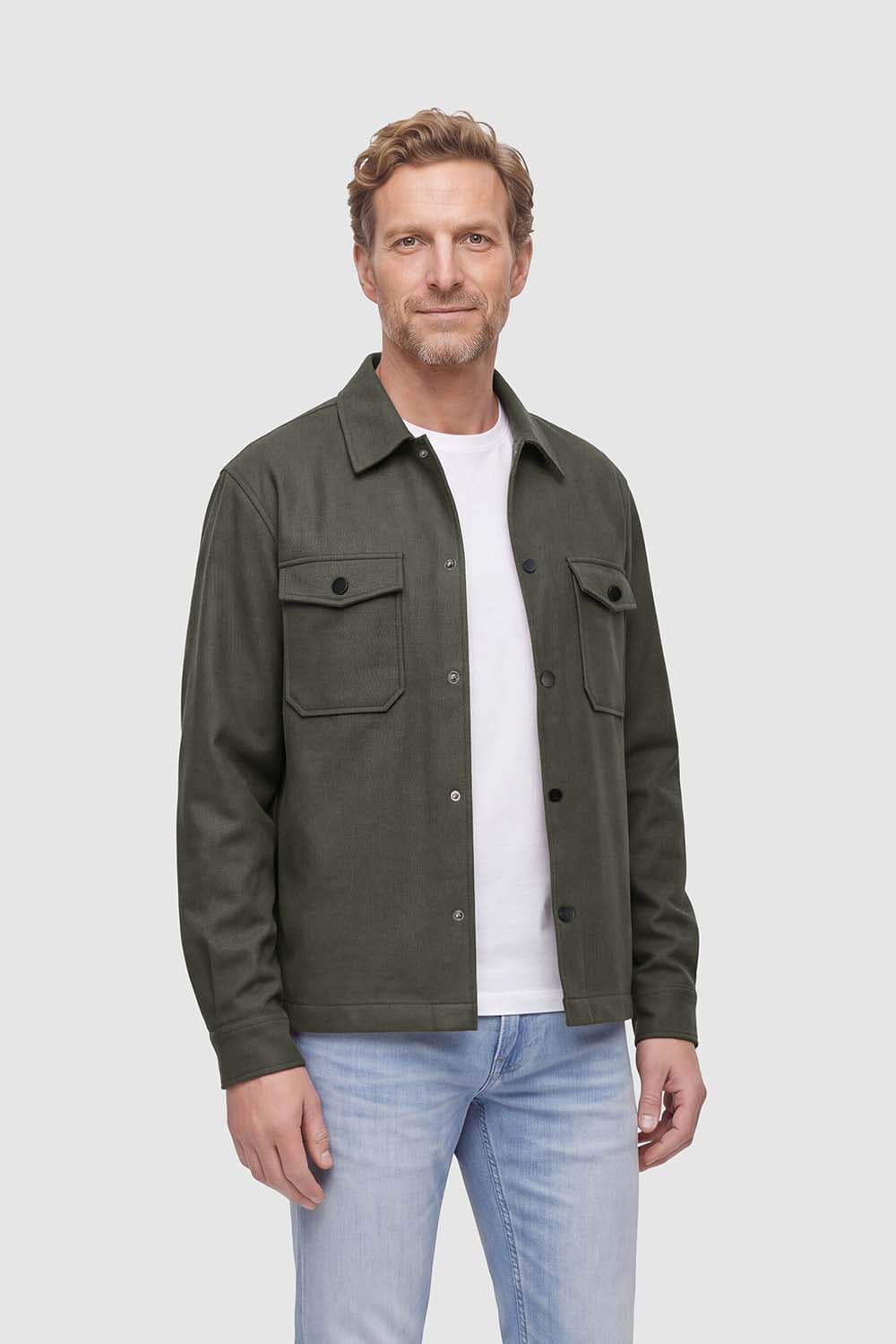 Only & Sons Overshirt Mark Brushed Army