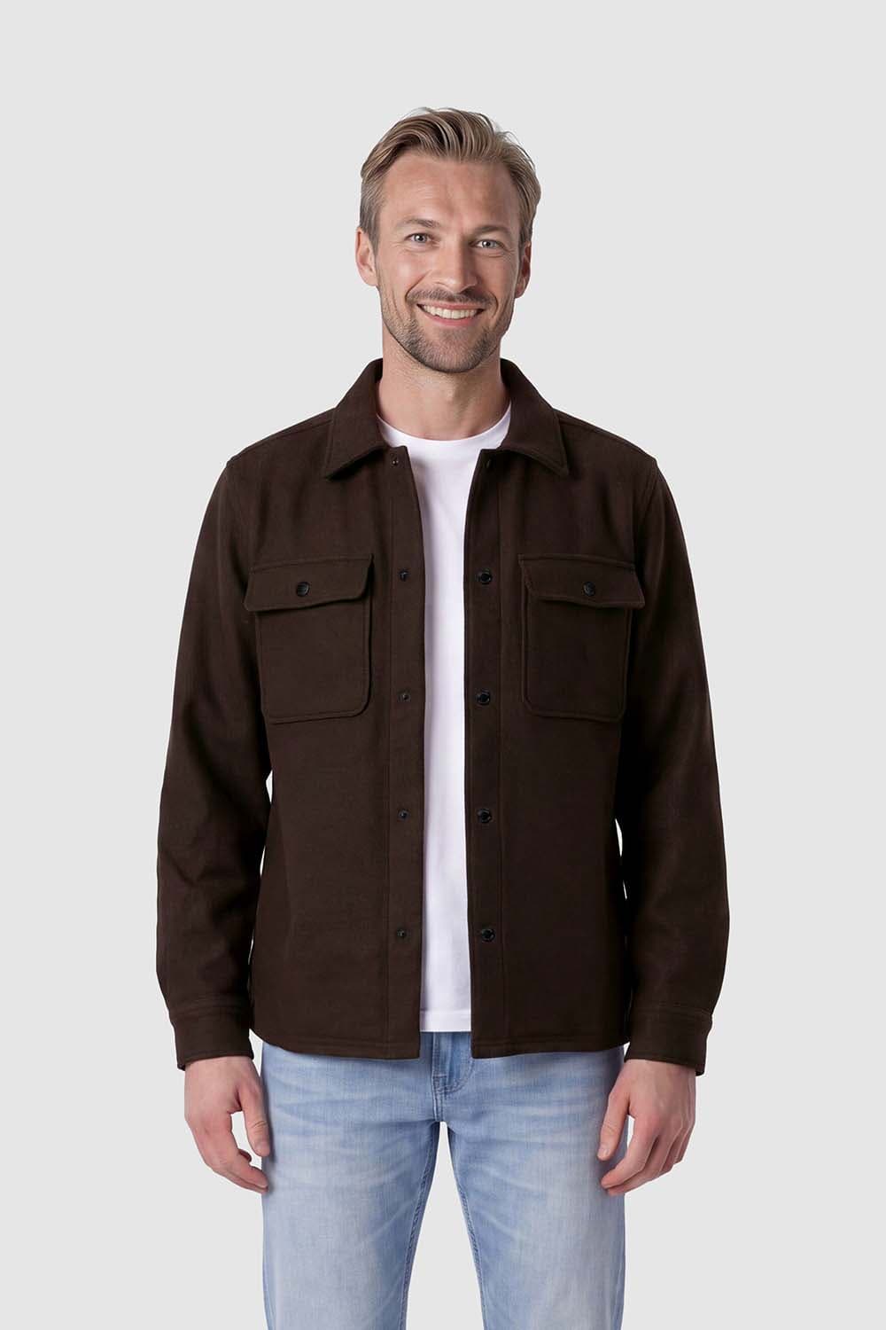 Only & Sons Overshirt Ash Bruin