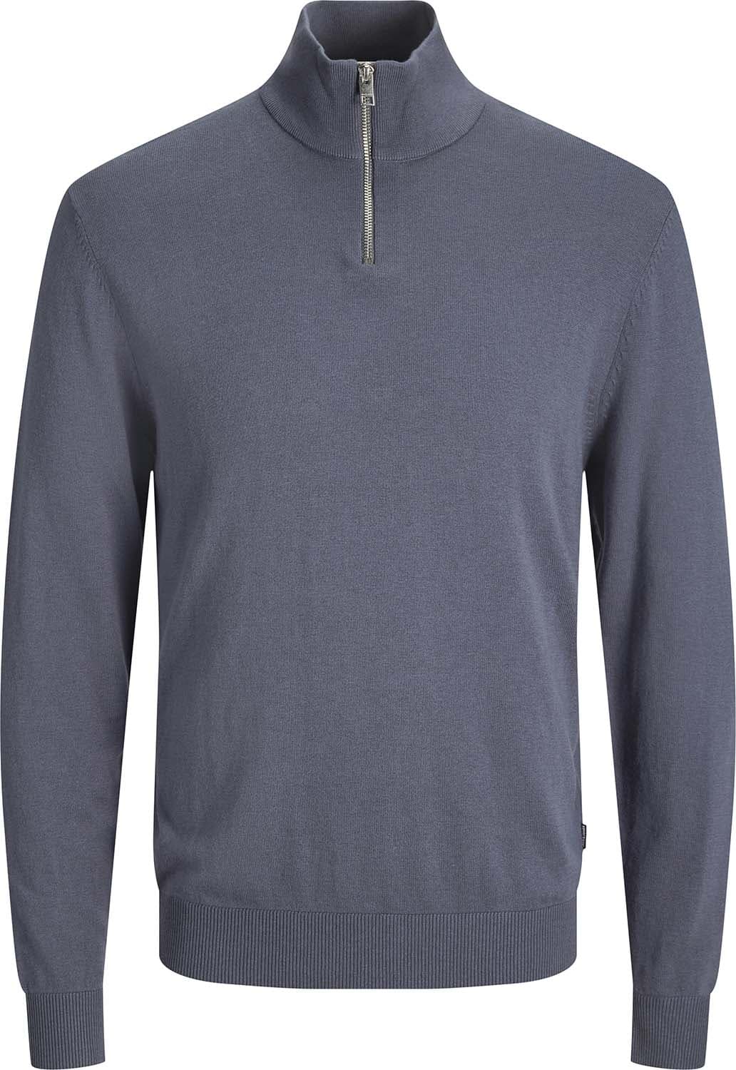 Jack & Jones Half-zip Trui Emil Blauw