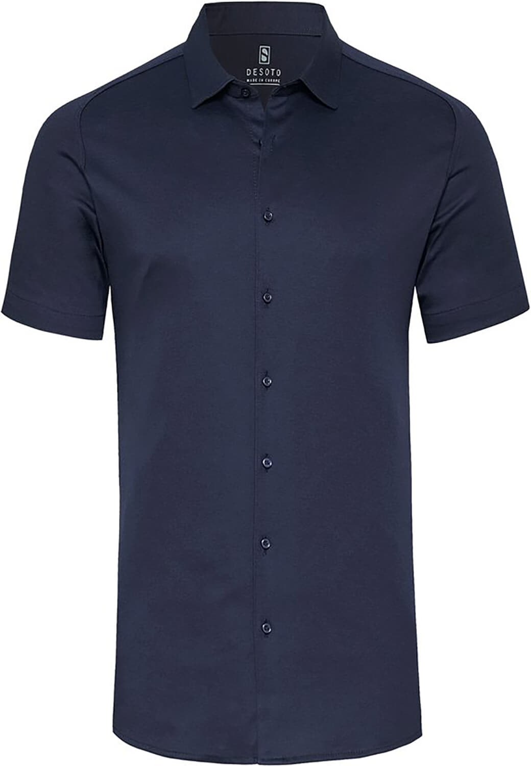 Desoto Overhemd Casual Kent Navy