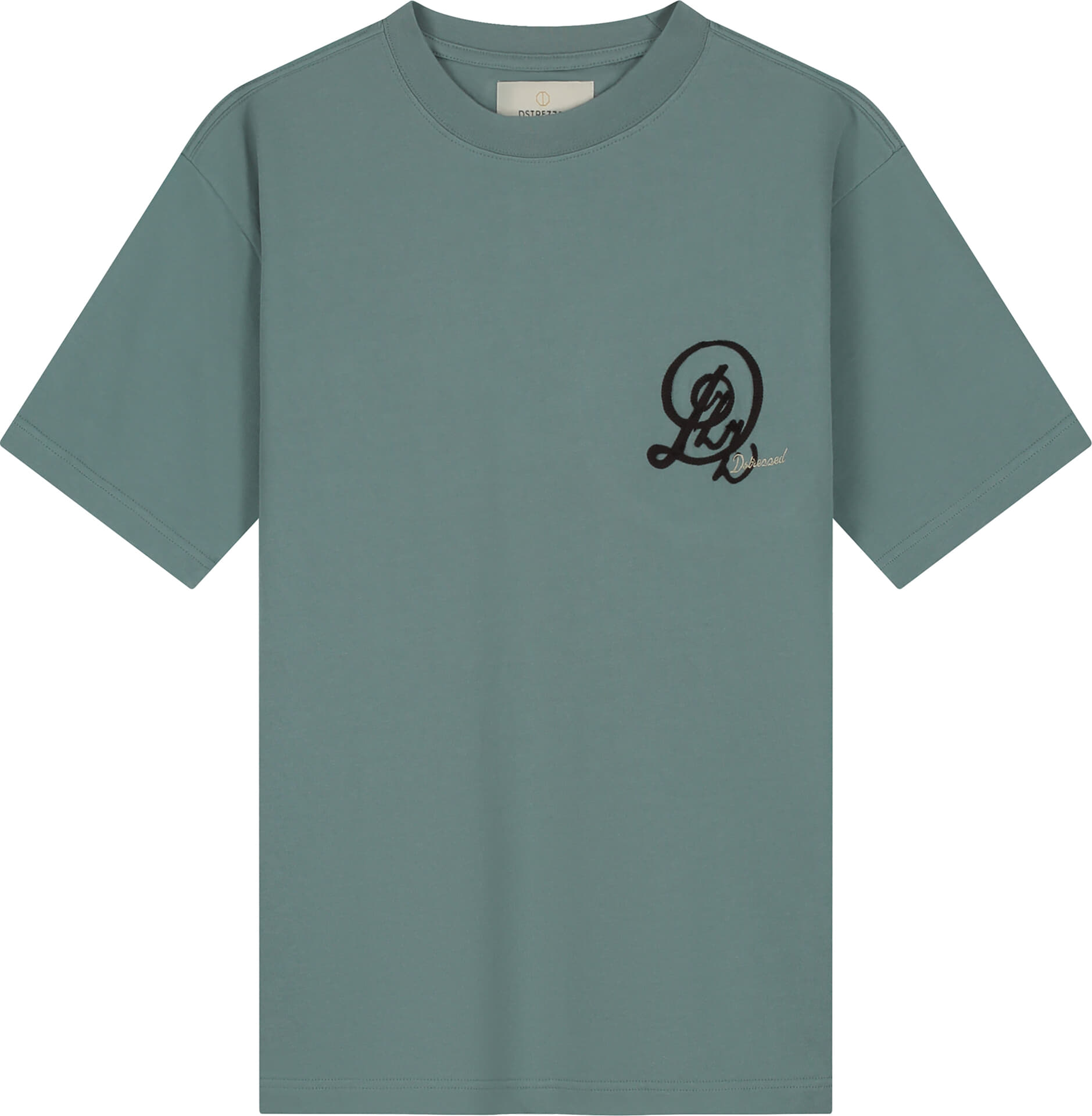 Dstrezzed T-shirt Collin Artwork Indigo