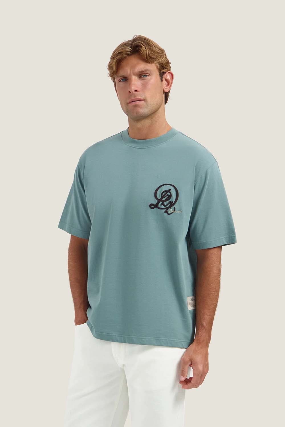 Dstrezzed T-shirt Collin Artwork Indigo
