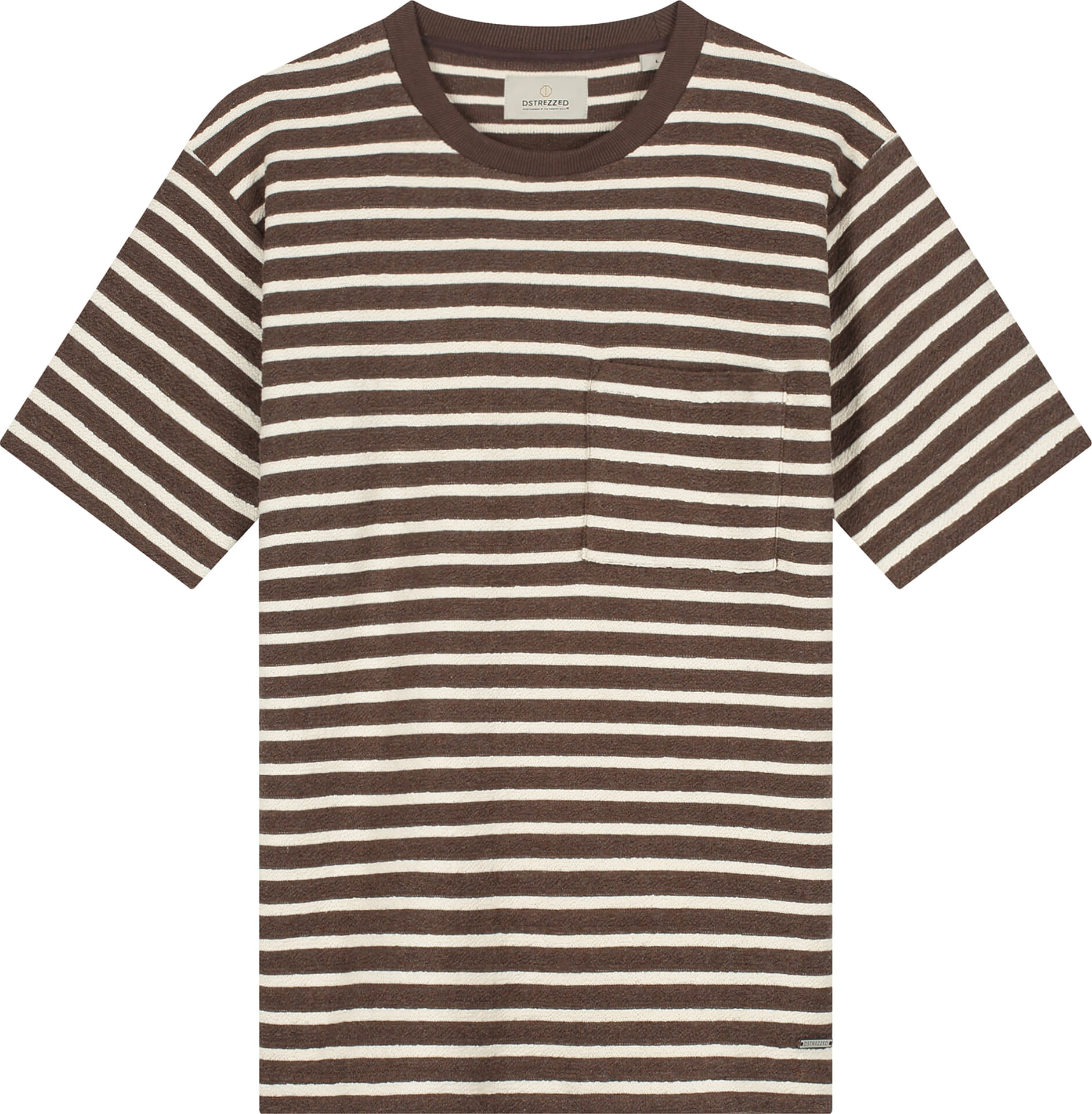 Dstrezzed T-shirt Louie Stripe Bruin