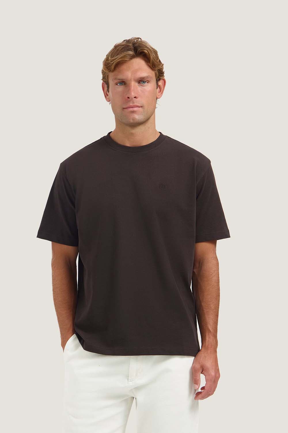 Dstrezzed T-shirt Collin Cognac