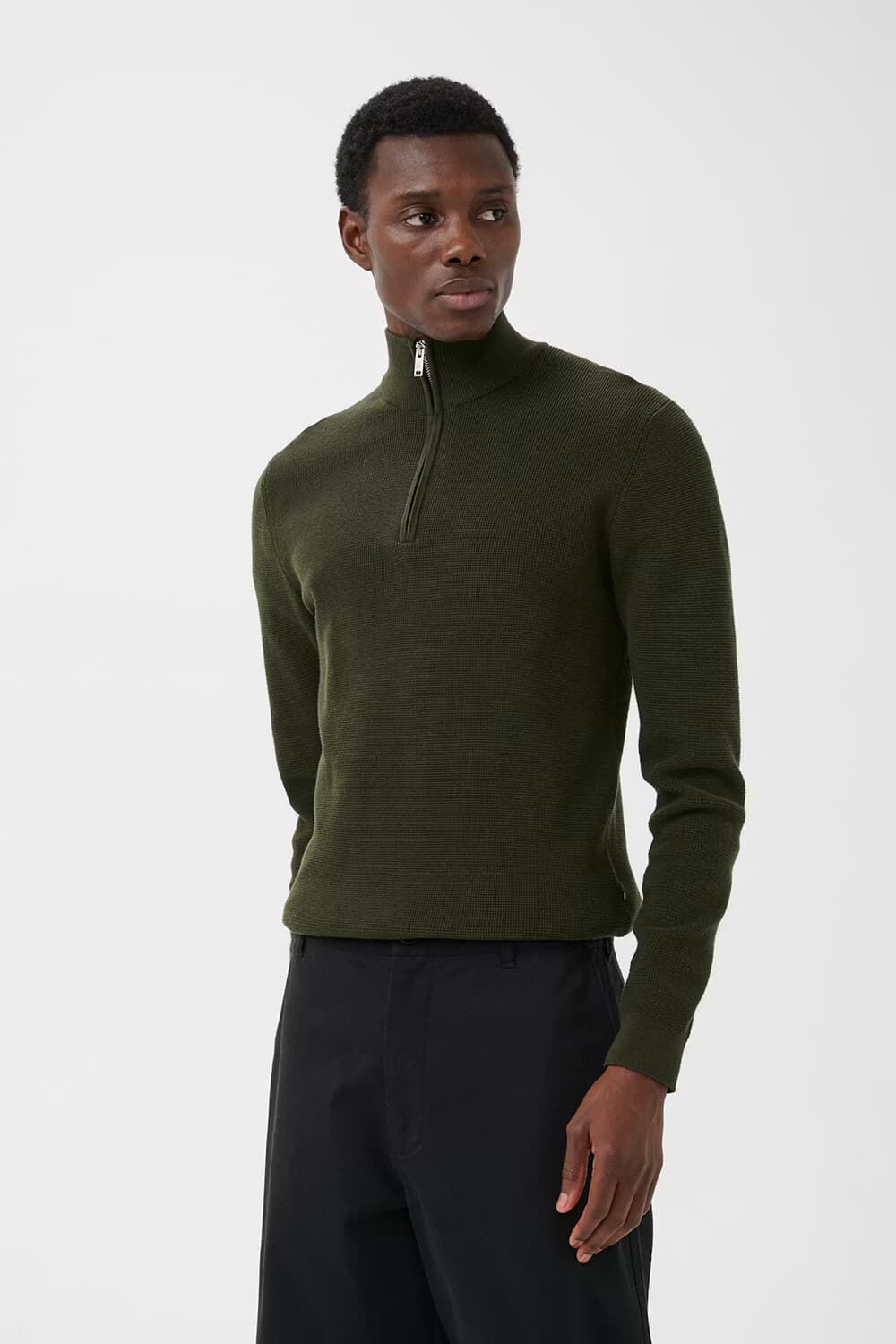 Matinique Half-zip Trui Lagoon Groen