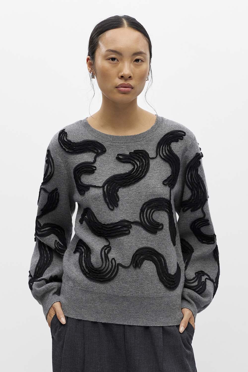 Object Pullover Farah Grijs