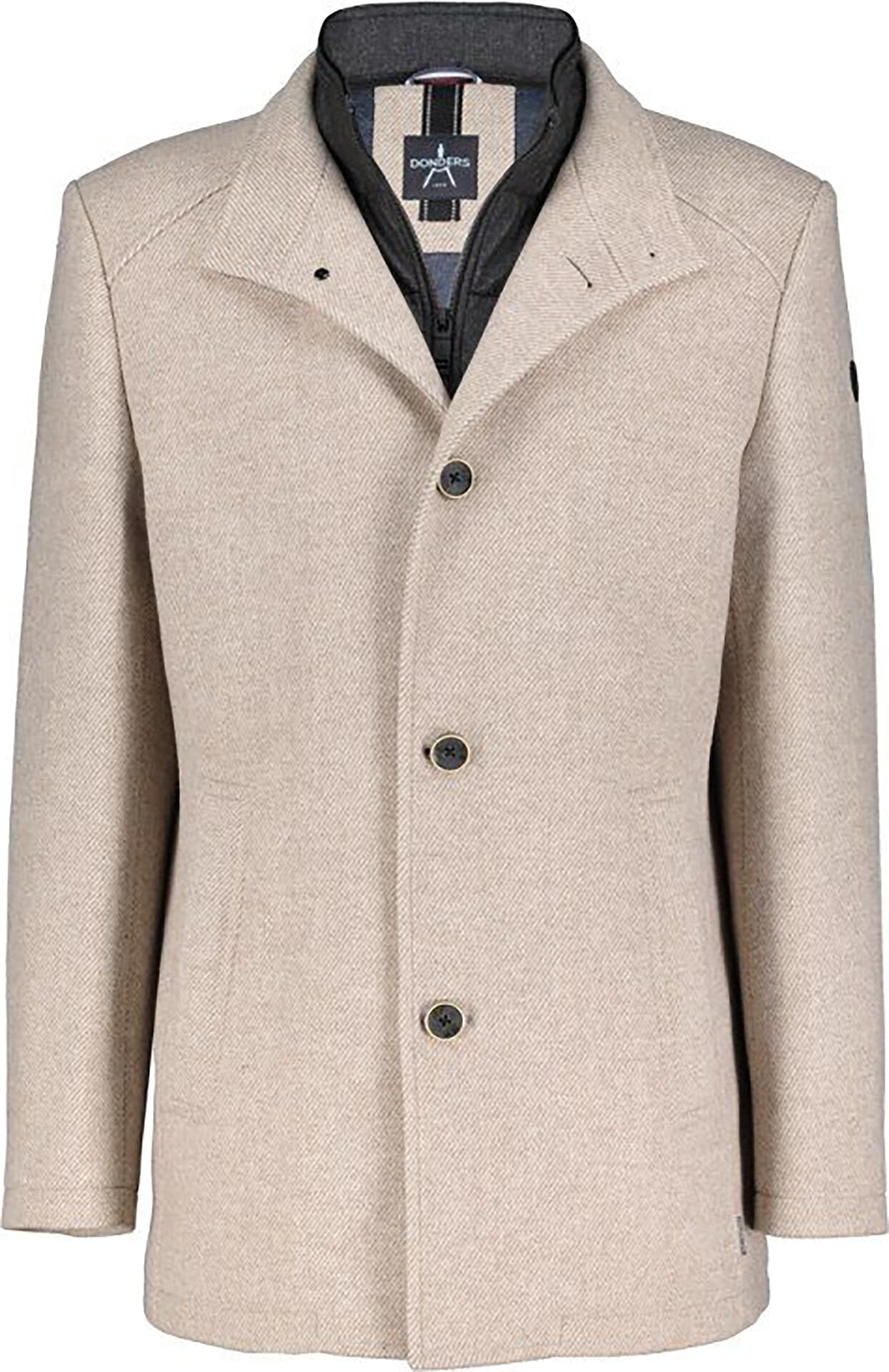 Donders 1860 Wollen jas Beige