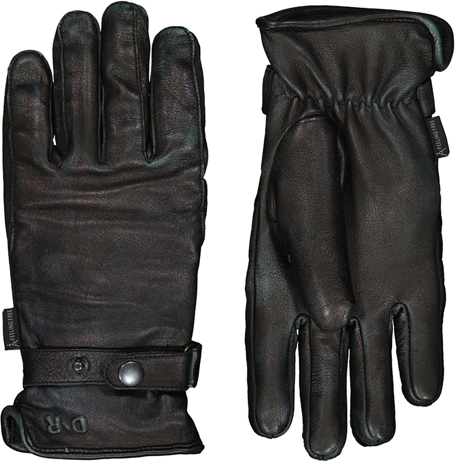 Donders 1860 Leren Handschoenen Zwart