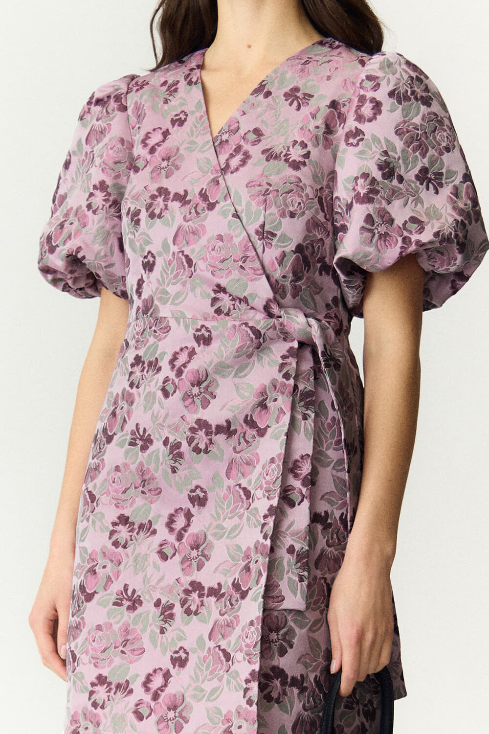 Y.A.S. Jurk Tania Wrap Roze