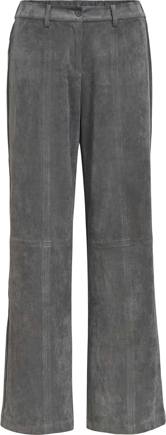 Object Pantalon Miya Hw Wide Antraciet