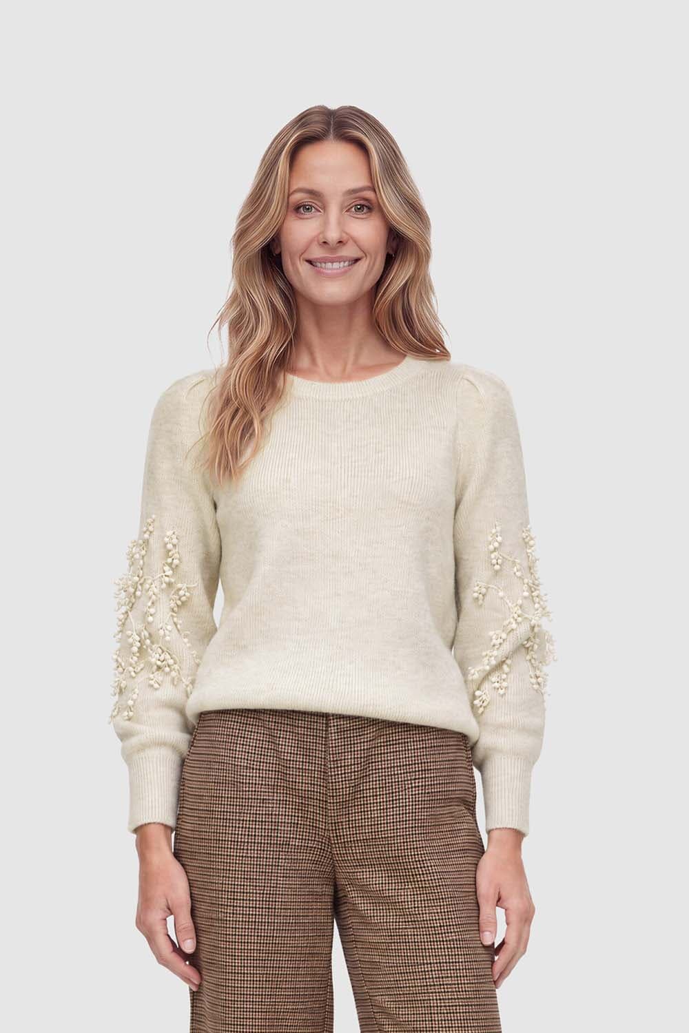 Object Gebreide Trui Jucca Off White