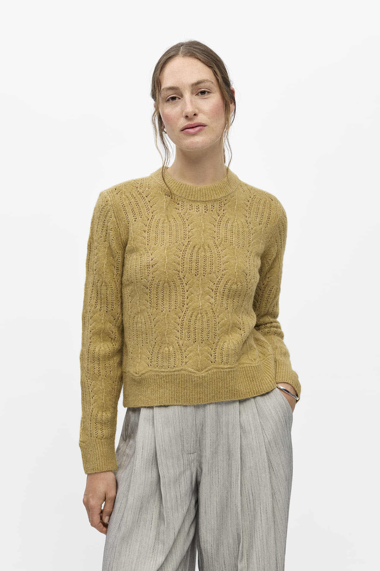 Object Gebreide Trui Arona Beige