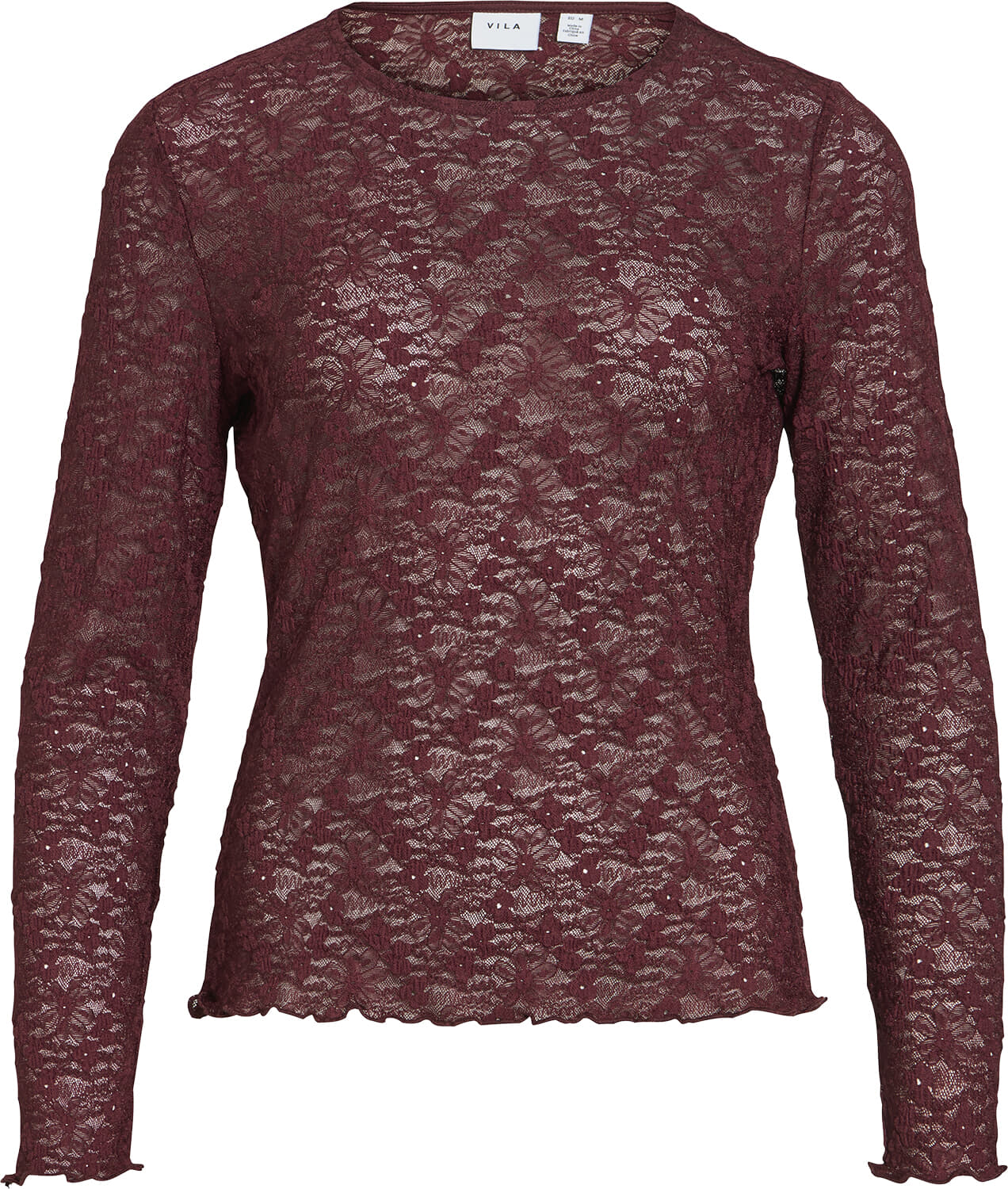 Vila Top Fay Bordeaux Rood
