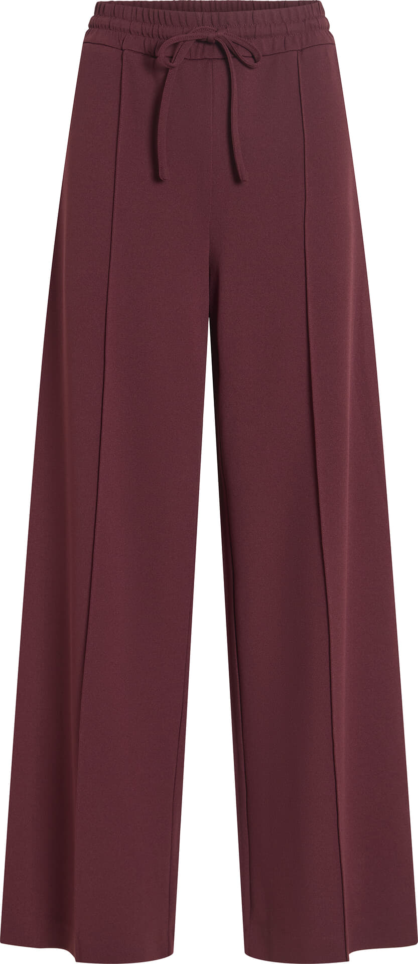 Vila Pantalon Clua HW Wide Bordeaux Rood