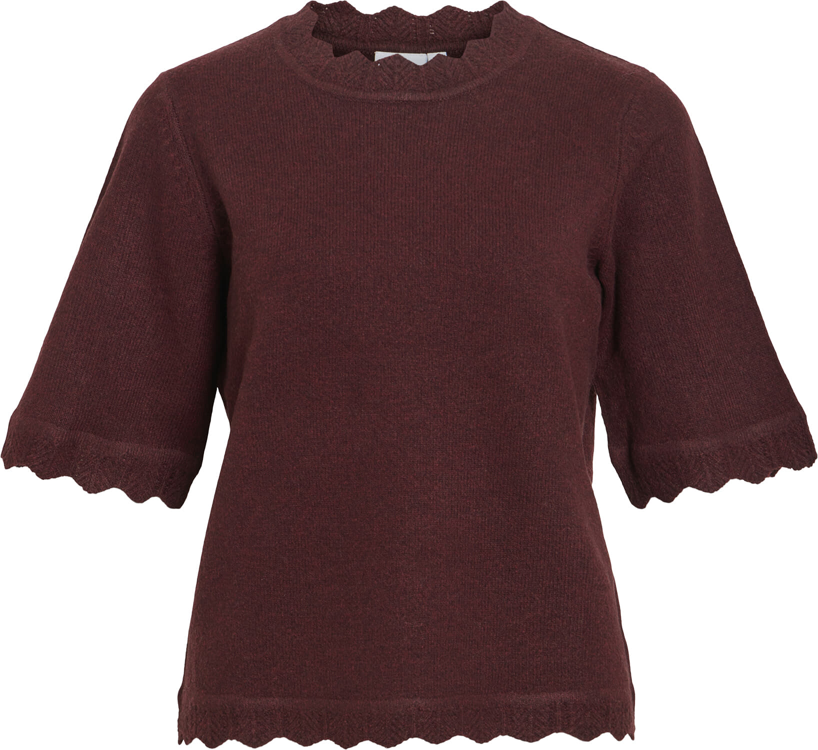 Vila T-shirt Nikolina Bordeaux Rood
