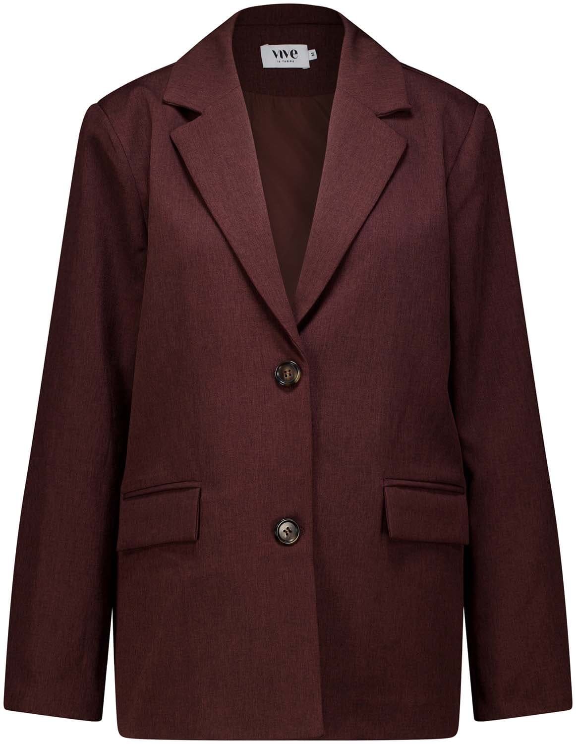 Vive La Femme Blazer Doris Bordeaux Rood