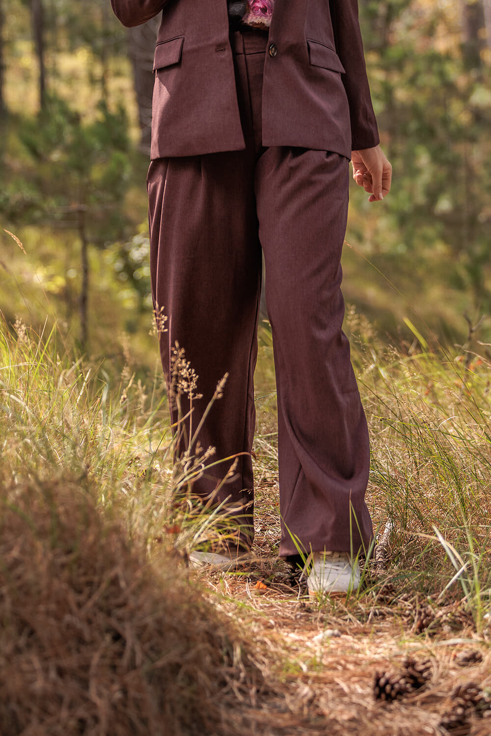 Vive La Femme Broek  Daan Bordeaux Rood