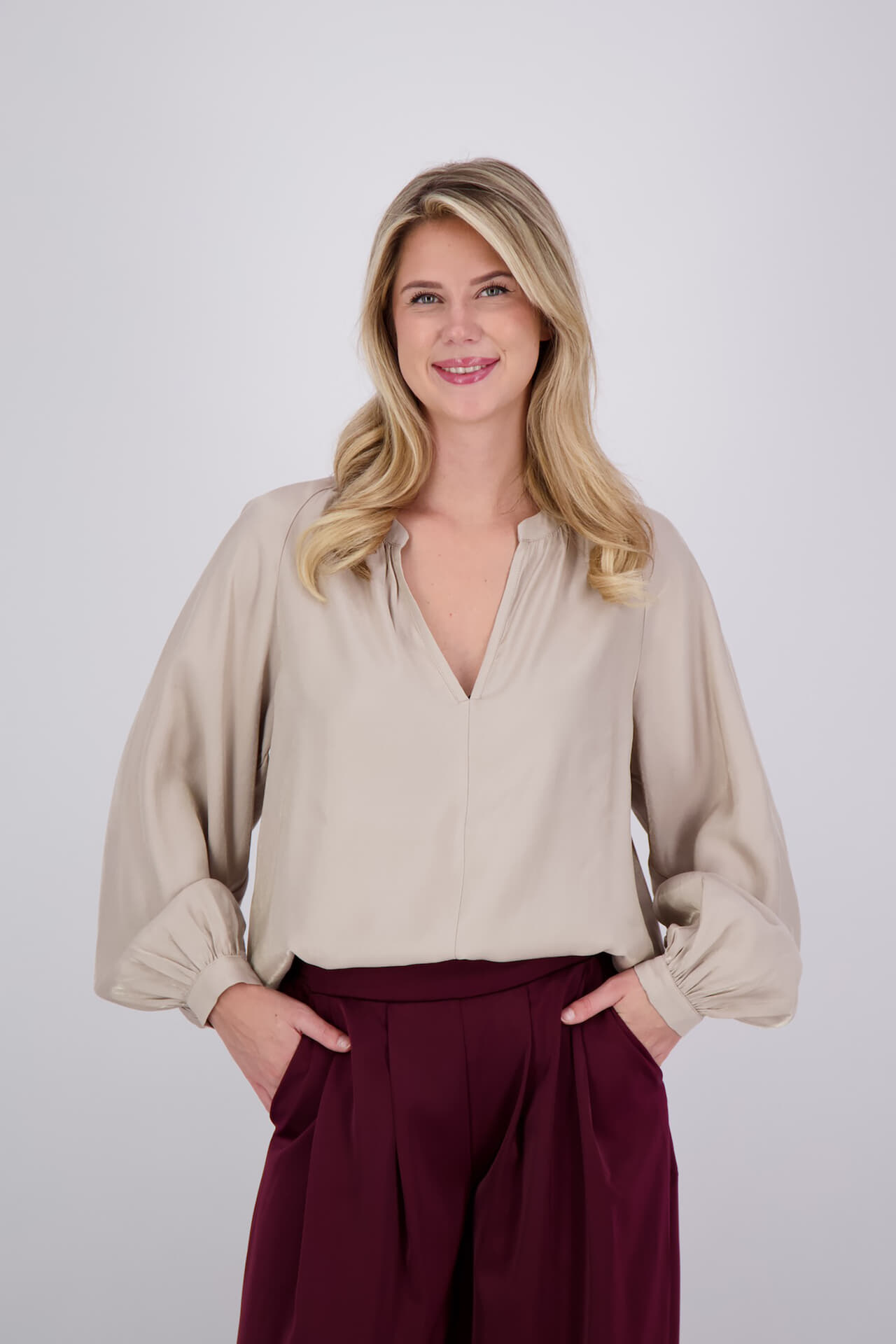 Vive La Femme Blouse Didie Beige