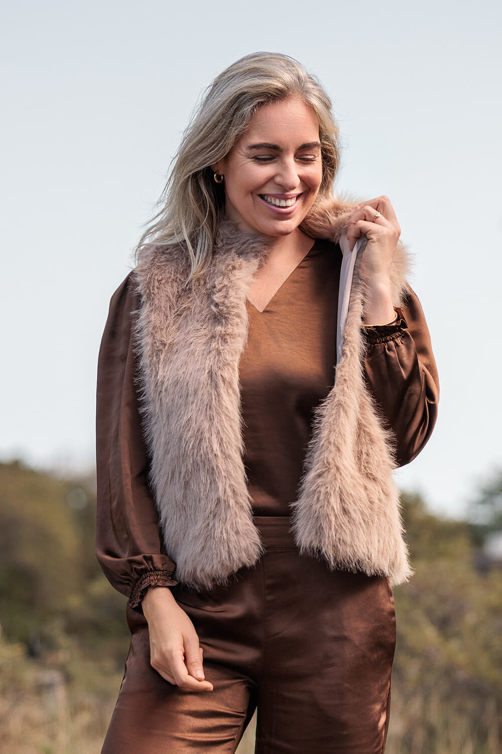 Vive La Femme Vest Dani Kaki