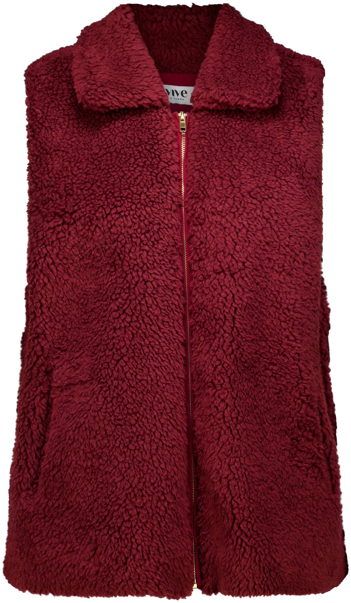 Vive La Femme Vest Dinie Bordeaux Rood