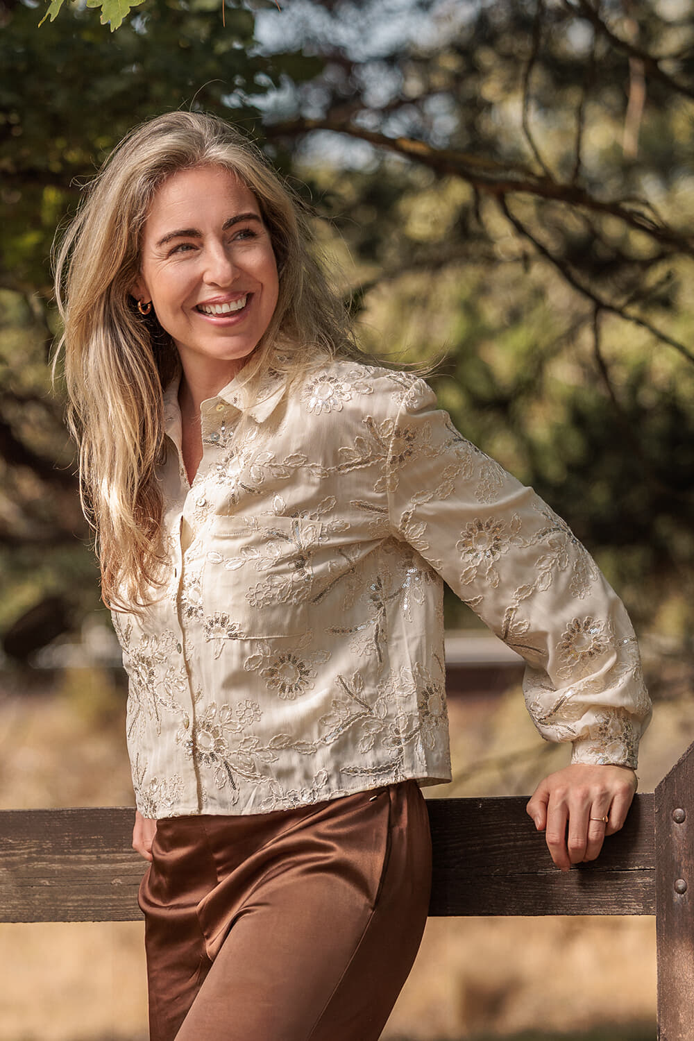 Vive La Femme Blouse Dona Off White