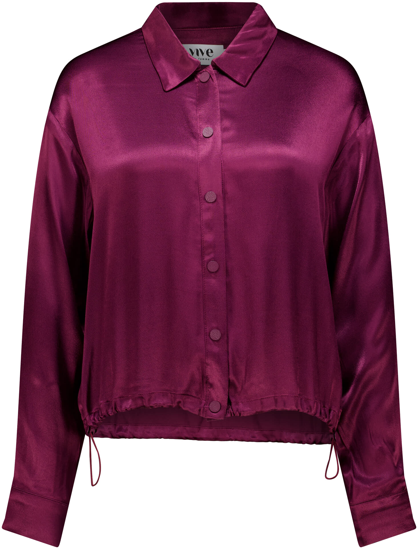 Vive La Femme Blouse Doortje Bordeaux Rood