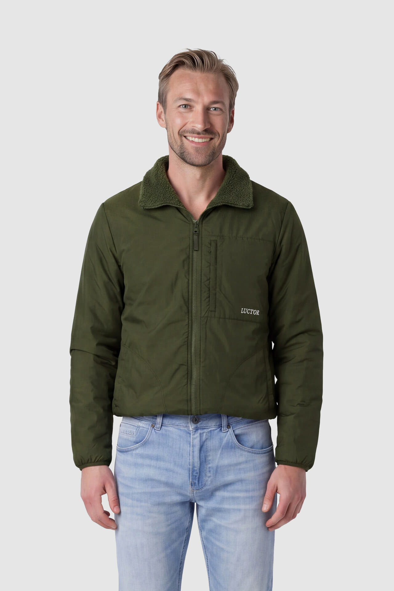 Luctor Teddyjacket  Reversible  Pablo  Groen