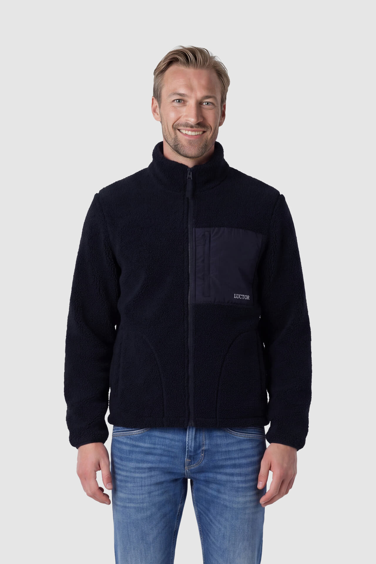 Luctor Teddyjacket  Reversible  Pablo  Navy
