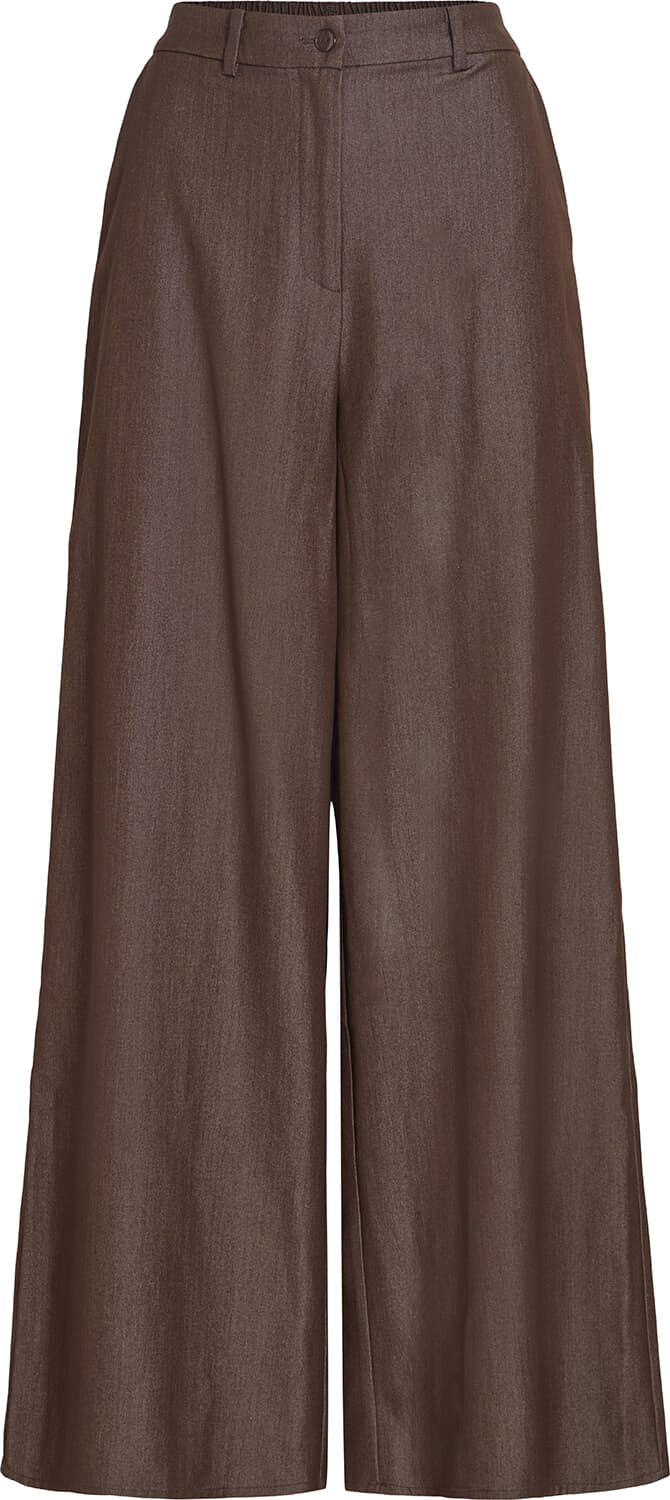 Vila Pantalon Ofala HW Wide Bruin