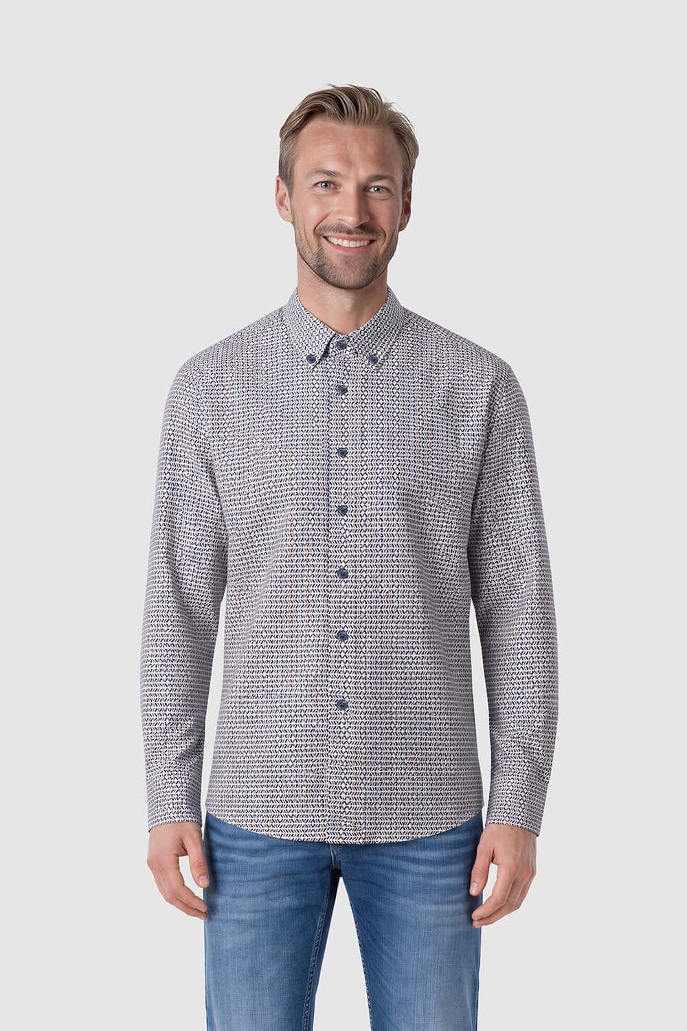 Bomont Overhemd Vito Blauw