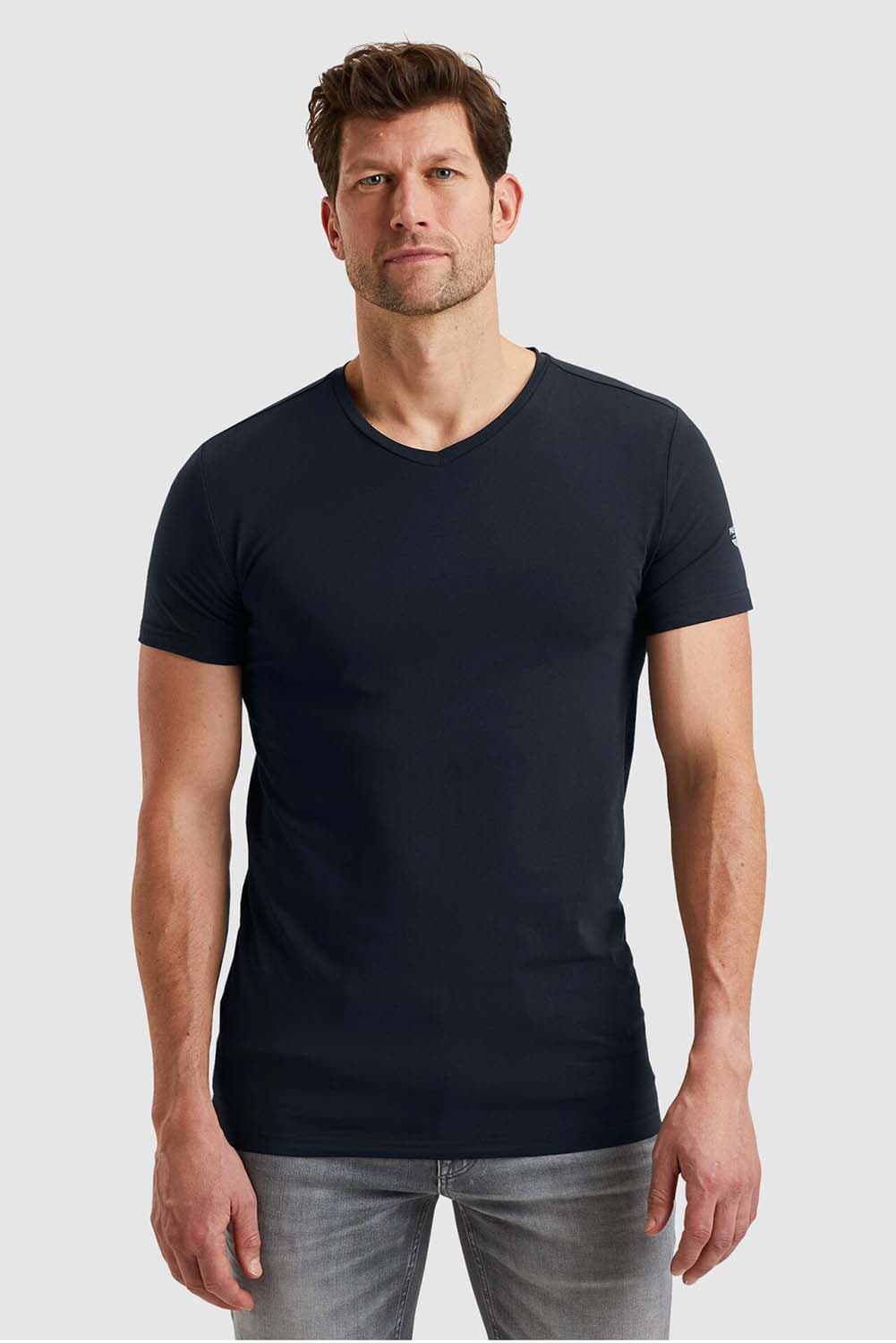 Pme Legend T-shirt Basic V-neck 2-pack  Navy